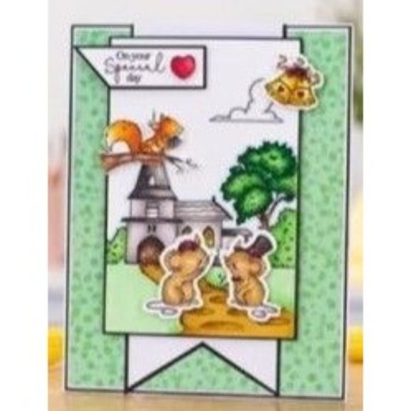 Crafters Companion Lee Holland designs 2 pack "On Your Special Day" and "Village - Picture 3 of 6